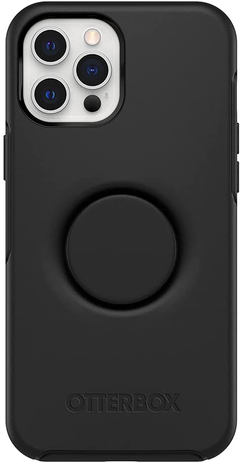 OtterBox Otter+Pop Symmetry Case For iPhone 12/12 Pro - Black