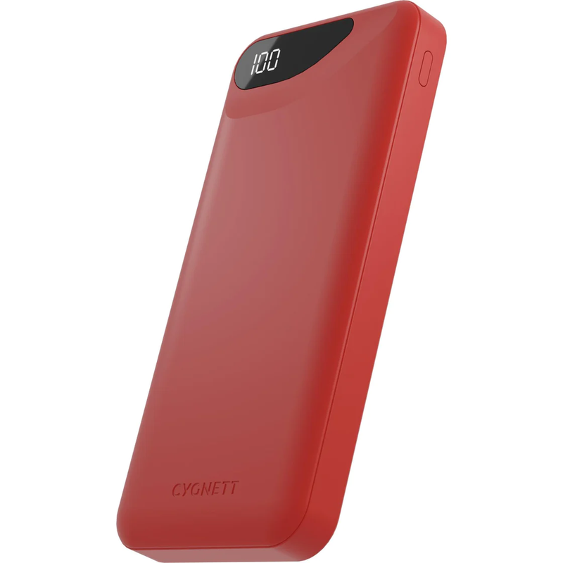 Cygnett ChargeUp Boost 3rd Gen 10K mAh Power Bank - Red