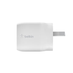 Belkin BOOST CHARGE USB-C PD GaN Wall Charger (30W) - White