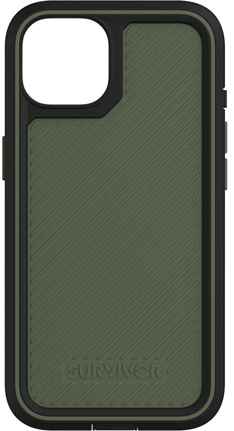 Survivor Earth Case For Apple iPhone 13 - Black/Wild Fern