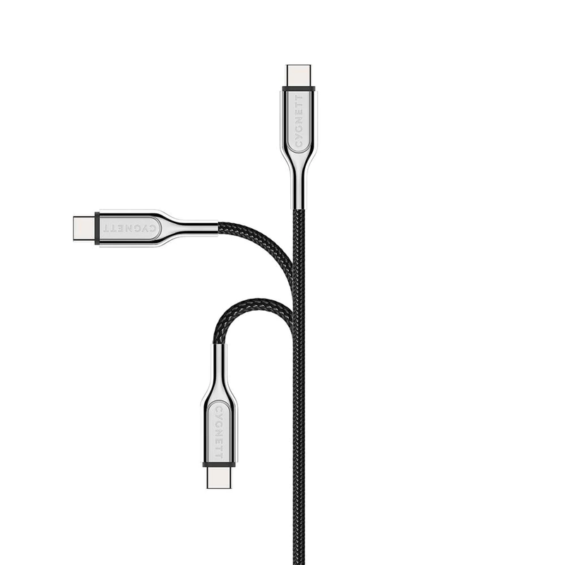 Cygnett Armoured Lightning to USB-C Cable (2M) - Black