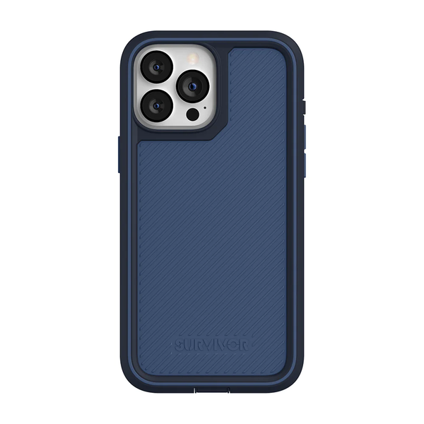 Survivor Earth Case For iPhone 13 Pro Max - Storm Blue/Deep Sea