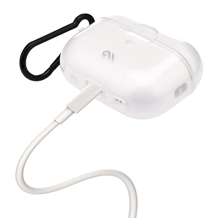 Case-Mate Tough Case with Carabiner Clip For AirPods Pro 2 - Clear