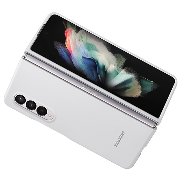 Samsung Galaxy Z Fold 3 Silicone Cover - White