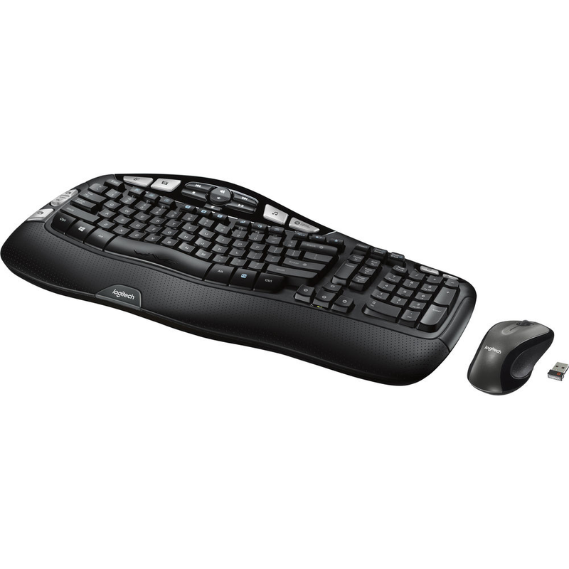 Logitech MK550 Wireless Keyboard and Mouse Wave Combo