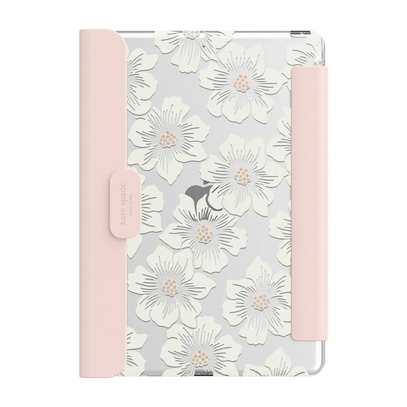 KSNY Folio Case For Apple iPad 10.2" 7/8/9 Gen - Hollyhock/Blush