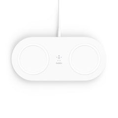 Belkin BOOST CHARGE Dual Wireless Charging Pads (15W) - White