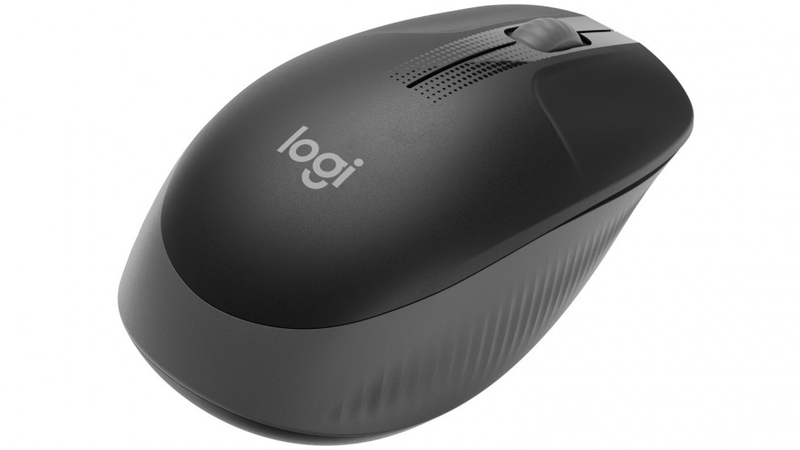 Logitech M190 Full-Size Wireless Mouse - Charcoal