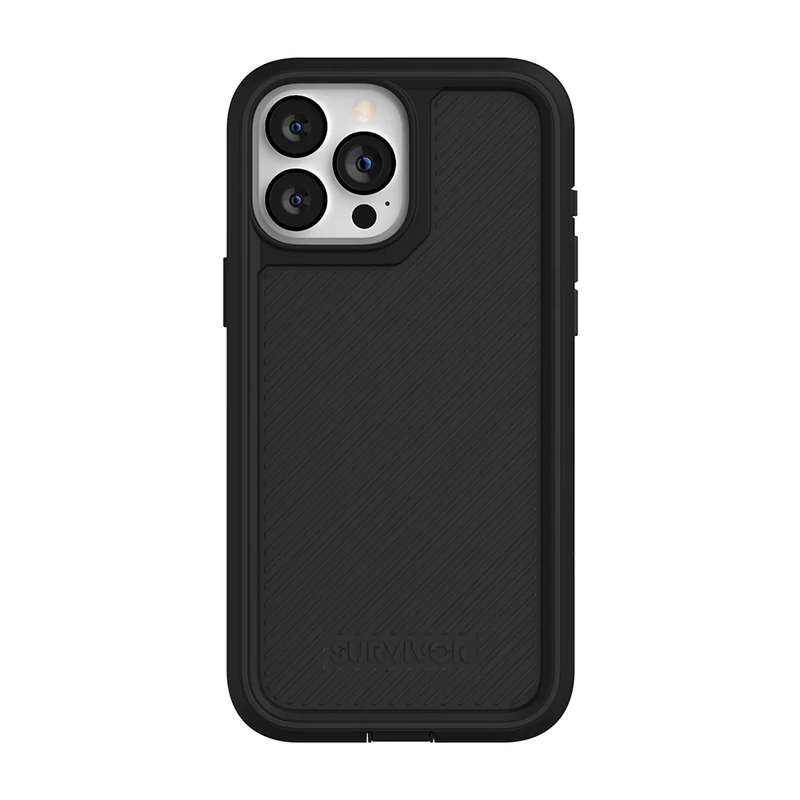 Survivor Earth Case For Apple iPhone 13 Pro Max - Black