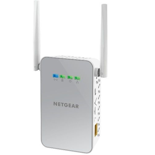 Netgear PLW1000 Powerline 1000 + WiFi Range Extender - White