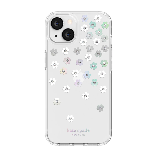 KSNY Protective Hardshell Case For iPhone 13 - Scattered Flowers