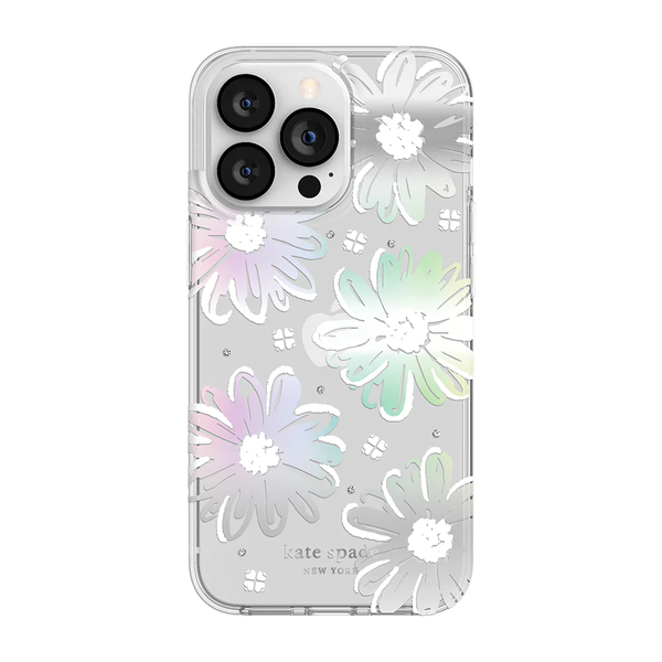 KSNY Protective Hardshell Case For iPhone 13 Pro - Daisy Iridesc