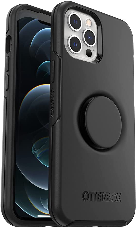 OtterBox Otter+Pop Symmetry Case For iPhone 12/12 Pro - Black