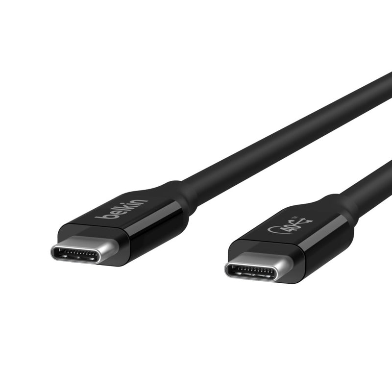 Belkin Connect USB4 USB-C Cable (0.8M) - Black