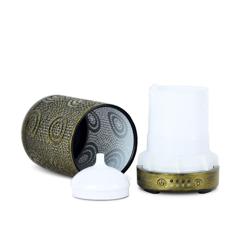 mbeat activiva Metal Essential Oil & Aroma Diffuser 100ml - Gold