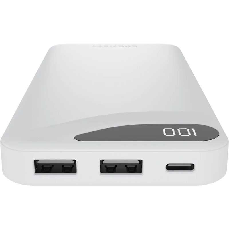 Cygnett ChargeUp Boost 3rd Gen 10K mAh Power Bank - White