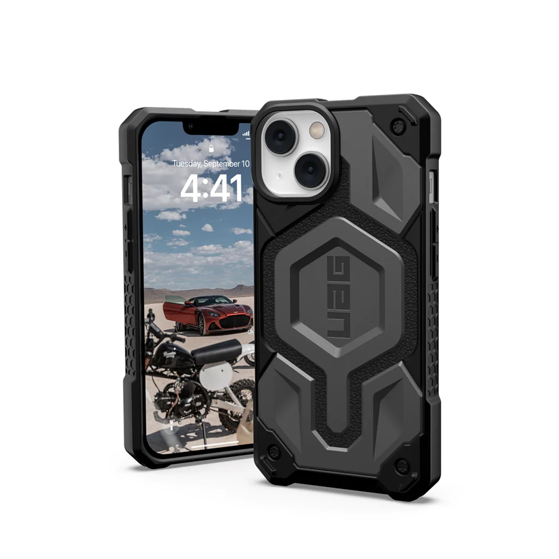 UAG Monarch Magsafe Case For Apple iPhone 14 Plus - Silver