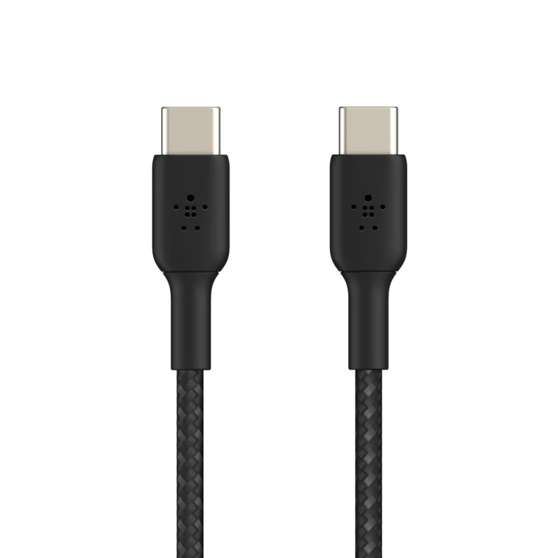 Belkin BoostCharge Braided USB-C to USB-C Cable (1M) - Black