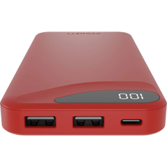 Cygnett ChargeUp Boost 3rd Gen 10K mAh Power Bank - Red