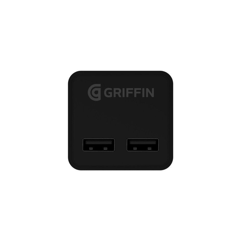 Griffin PowerBlock Dual Port with Lightning cable - Black