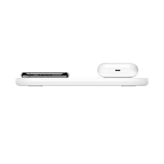 Belkin BOOST CHARGE Dual Wireless Charging Pads (15W) - White