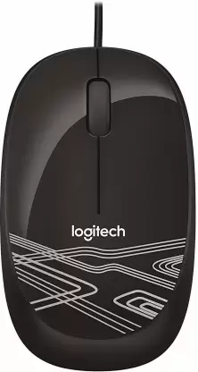 Logitech Corded Optical Mouse M105 - Black