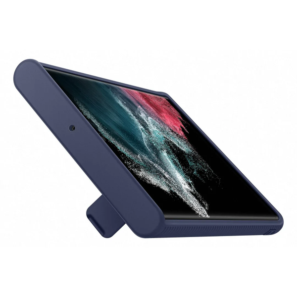 Samsung Galaxy S22 Ultra Protective Standing Cover Case - Navy