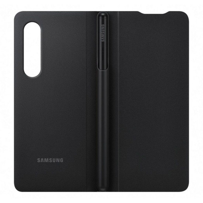 Samsung Flip Cover with S-Pen For Samsung Galaxy Z Fold3 - Black