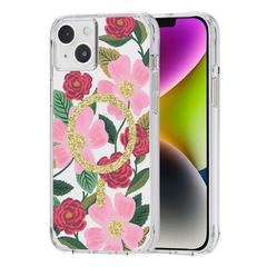 Case-Mate Rifle Paper Case For Apple iPhone 14 Plus - Rose Garden