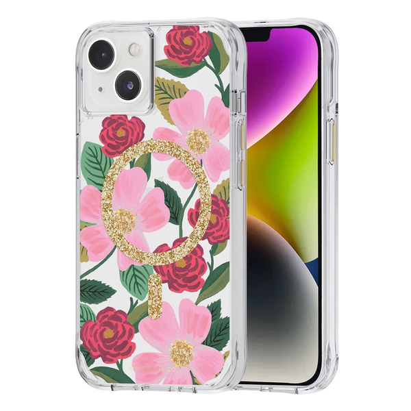 Case-Mate Rifle Paper Case For Apple iPhone 14 - Rose Garden