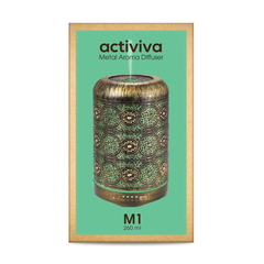 mbeat activiva Metal Essential Oil & Aroma Diffuser 260ml - Gold