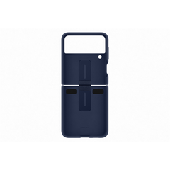 Samsung Galaxy Flip 3 Silicone Cover with Ring - Navy