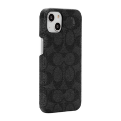 KSNY Coach Slim Wrap Case For iPhone 13 - Signature C Black