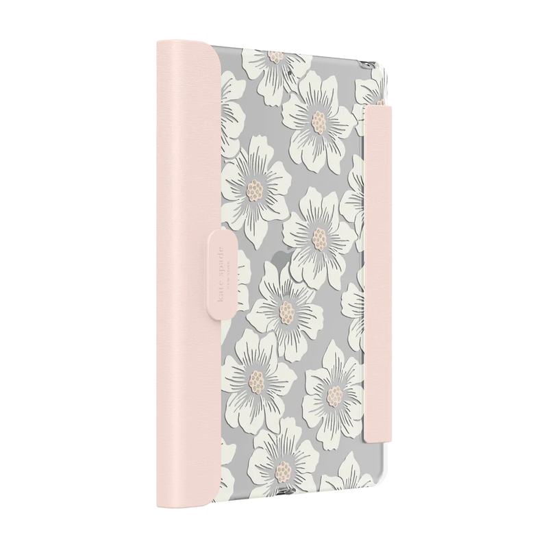 KSNY Folio Case For Apple iPad 10.2" 7/8/9 Gen - Hollyhock/Blush