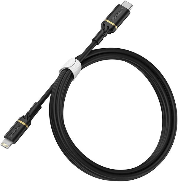 OtterBox Lightning to USB-C Fast Charge Cable 1M - Black