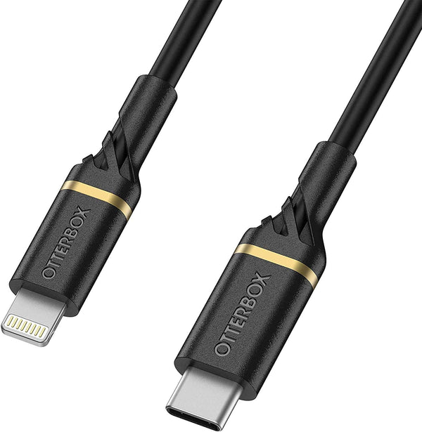 OtterBox Lightning to USB-C Fast Charge Cable 1M - Black