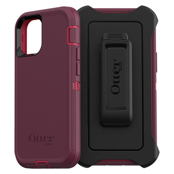OtterBox Defender Case For Apple iPhone 12 Mini - Red Purple