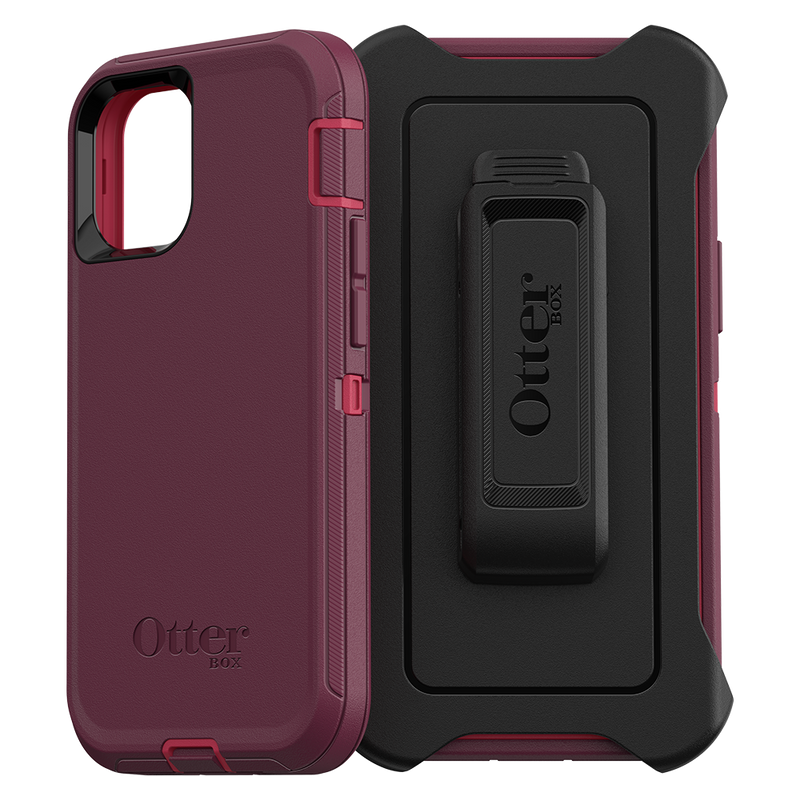 OtterBox Defender Case For Apple iPhone 12 Mini - Red Purple