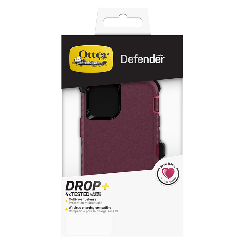 OtterBox Defender Case For Apple iPhone 12 Mini - Red Purple