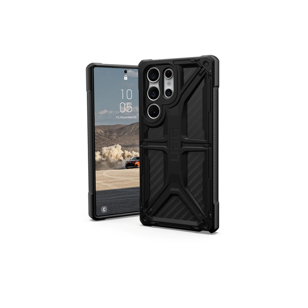 UAG Monarch Case For Samsung Galaxy S23 Ultra - Carbon Fiber