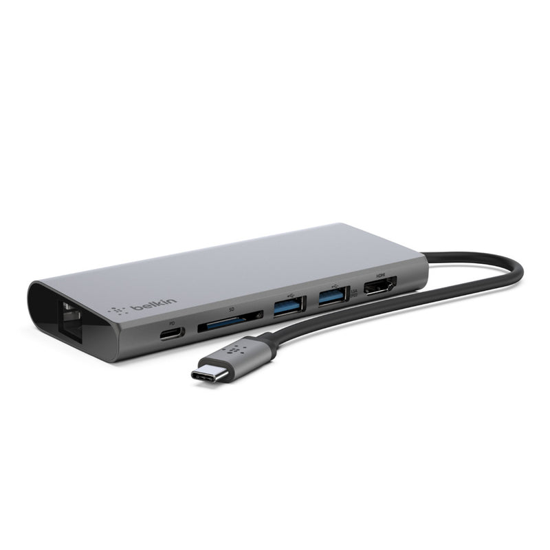 Belkin USB-C Multimedia Hub - Grey