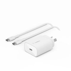 Belkin BOOSTUP 25W PPS Wall Charger With USB-C PD - White