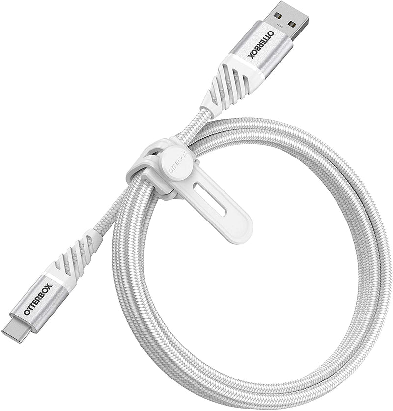 OtterBox Premium Cable USB-C to USB-A 1m - Cloud White