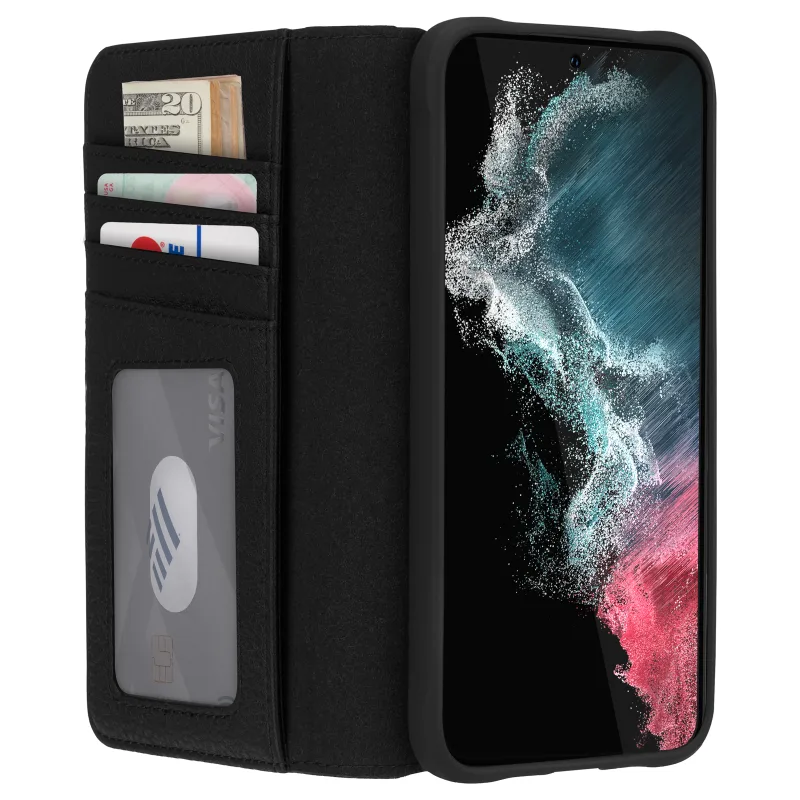 Case-Mate Wallet Folio Case For Samsung Galaxy S23+ - Black