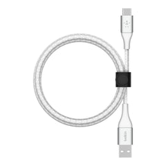 Belkin BOOST CHARGE Braided USB-C to USB-A Cable (3m) - White