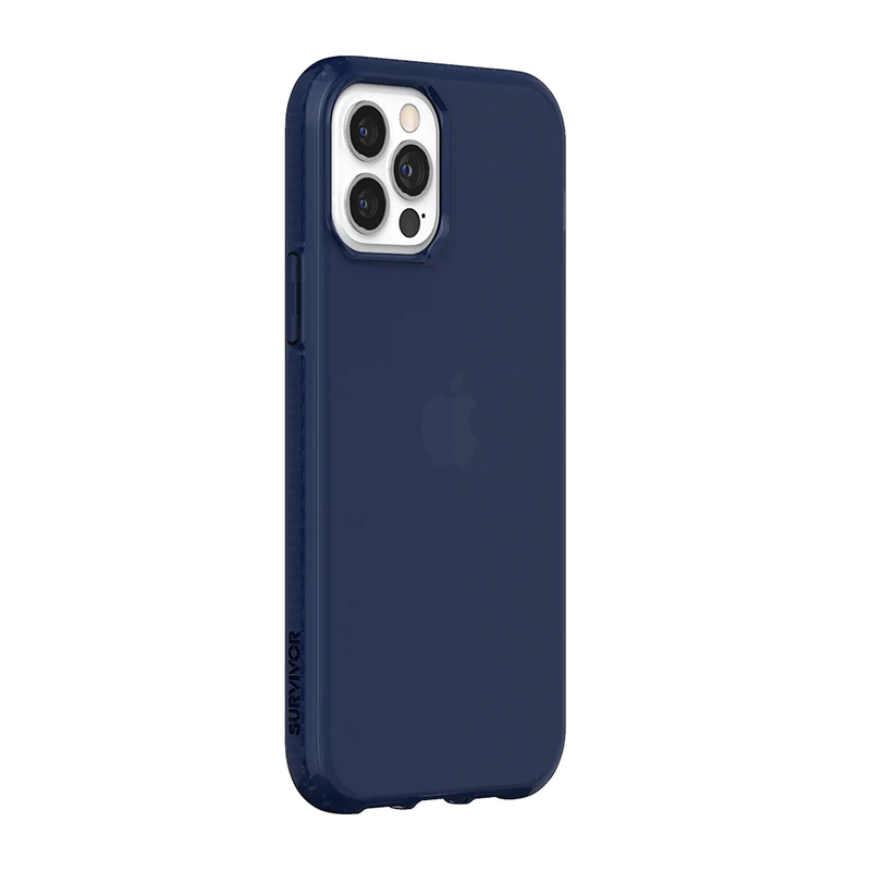 Survivor Clear Case For Apple iPhone 12/12 Pro - Navy