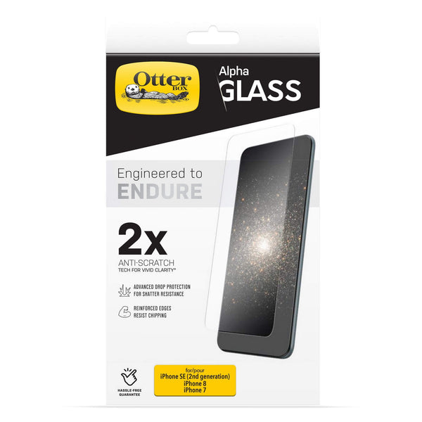 OtterBox Alpha Screen Protector For iPhone 8/7/SE (3rd & 2nd Gen)