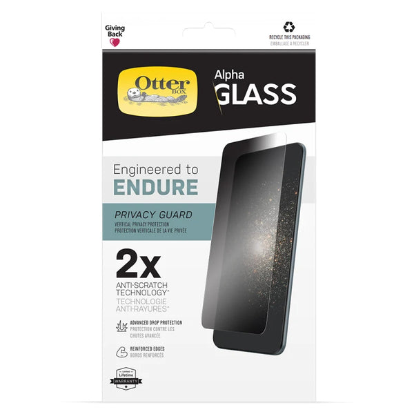 OtterBox Alpha Glass Privacy Screen Protector For iPhone 13 mini