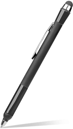 Cygnett Dual Stylus/Ball Point Pen - Matte Black