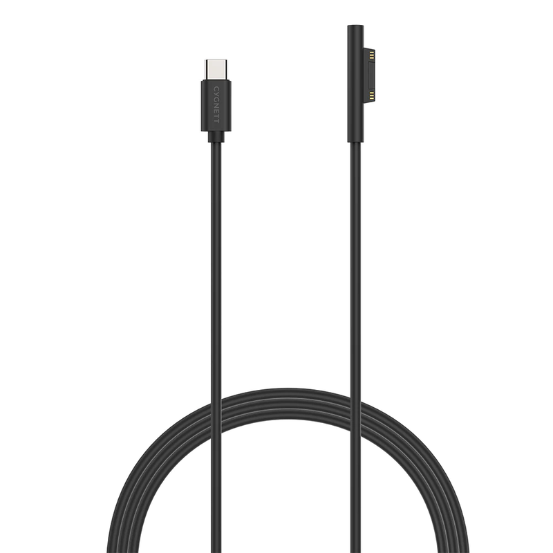 Cygnett USB-C to Microsoft Surface Cable 2m - Black